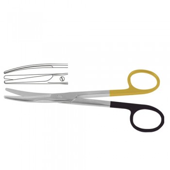 TC Mayo Dissecting Scissor Curved Stainless Steel, 14.5 cm - 5 3/4"